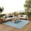 image:imageNourison Home Positano Jute 5 x 7 Area Rug  Easy Clean Non Shedding Bed Room Living Room Dining Room Kitchen 5 x 7Aqua