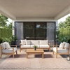 image:imageNourison Home Positano Jute 5 x 7 Area Rug  Easy Clean Non Shedding Bed Room Living Room Dining Room Kitchen 5 x 7Beige