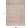 image:imageNourison Home Positano Jute 5 x 7 Area Rug  Easy Clean Non Shedding Bed Room Living Room Dining Room Kitchen 5 x 7Beige