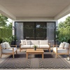 image:imageNourison Home Positano Jute 5 x 7 Area Rug  Easy Clean Non Shedding Bed Room Living Room Dining Room Kitchen 5 x 7Black