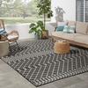 image:imageNourison Home Positano Jute 5 x 7 Area Rug  Easy Clean Non Shedding Bed Room Living Room Dining Room Kitchen 5 x 7Black