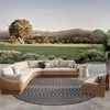 image:imageNourison Home Positano Jute 5 x 7 Area Rug  Easy Clean Non Shedding Bed Room Living Room Dining Room Kitchen 5 x 7Black