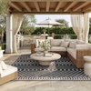 image:imageNourison Home Positano Jute 5 x 7 Area Rug  Easy Clean Non Shedding Bed Room Living Room Dining Room Kitchen 5 x 7Black
