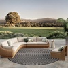 image:imageNourison Home Positano Jute 5 x 7 Area Rug  Easy Clean Non Shedding Bed Room Living Room Dining Room Kitchen 5 x 7Black