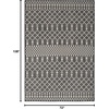 image:imageNourison Home Positano Jute 5 x 7 Area Rug  Easy Clean Non Shedding Bed Room Living Room Dining Room Kitchen 5 x 7Black