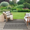image:imageNourison Home Positano Jute 5 x 7 Area Rug  Easy Clean Non Shedding Bed Room Living Room Dining Room Kitchen 5 x 7Black
