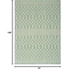 image:imageNourison Home Positano Jute 5 x 7 Area Rug  Easy Clean Non Shedding Bed Room Living Room Dining Room Kitchen 5 x 7Blue Green