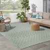 image:imageNourison Home Positano Jute 5 x 7 Area Rug  Easy Clean Non Shedding Bed Room Living Room Dining Room Kitchen 5 x 7Blue Green