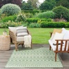 image:imageNourison Home Positano Jute 5 x 7 Area Rug  Easy Clean Non Shedding Bed Room Living Room Dining Room Kitchen 5 x 7Blue Green