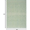 image:imageNourison Home Positano Jute 5 x 7 Area Rug  Easy Clean Non Shedding Bed Room Living Room Dining Room Kitchen 5 x 7Blue Green
