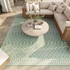 image:imageNourison Home Positano Jute 5 x 7 Area Rug  Easy Clean Non Shedding Bed Room Living Room Dining Room Kitchen 5 x 7Blue Green