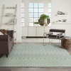 image:imageNourison Home Positano Jute 5 x 7 Area Rug  Easy Clean Non Shedding Bed Room Living Room Dining Room Kitchen 5 x 7Blue Green