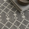 image:imageNourison Home Positano Jute 5 x 7 Area Rug  Easy Clean Non Shedding Bed Room Living Room Dining Room Kitchen 5 x 7Charcoal