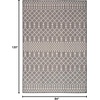 image:imageNourison Home Positano Jute 5 x 7 Area Rug  Easy Clean Non Shedding Bed Room Living Room Dining Room Kitchen 5 x 7Charcoal