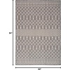 image:imageNourison Home Positano Jute 5 x 7 Area Rug  Easy Clean Non Shedding Bed Room Living Room Dining Room Kitchen 5 x 7Charcoal
