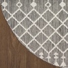 image:imageNourison Home Positano Jute 5 x 7 Area Rug  Easy Clean Non Shedding Bed Room Living Room Dining Room Kitchen 5 x 7Charcoal