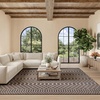 image:imageNourison Home Positano Jute 5 x 7 Area Rug  Easy Clean Non Shedding Bed Room Living Room Dining Room Kitchen 5 x 7Charcoal