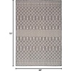 image:imageNourison Home Positano Jute 5 x 7 Area Rug  Easy Clean Non Shedding Bed Room Living Room Dining Room Kitchen 5 x 7Charcoal