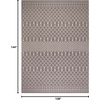 image:imageNourison Home Positano Jute 5 x 7 Area Rug  Easy Clean Non Shedding Bed Room Living Room Dining Room Kitchen 5 x 7Charcoal