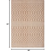 image:imageNourison Home Positano Jute 5 x 7 Area Rug  Easy Clean Non Shedding Bed Room Living Room Dining Room Kitchen 5 x 7Jute