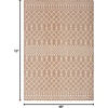 image:imageNourison Home Positano Jute 5 x 7 Area Rug  Easy Clean Non Shedding Bed Room Living Room Dining Room Kitchen 5 x 7Jute