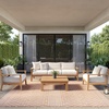 image:imageNourison Home Positano Jute 5 x 7 Area Rug  Easy Clean Non Shedding Bed Room Living Room Dining Room Kitchen 5 x 7Jute