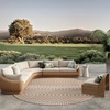 image:imageNourison Home Positano Jute 5 x 7 Area Rug  Easy Clean Non Shedding Bed Room Living Room Dining Room Kitchen 5 x 7Jute