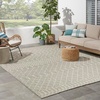 image:imageNourison Home Positano Jute 5 x 7 Area Rug  Easy Clean Non Shedding Bed Room Living Room Dining Room Kitchen 5 x 7Light Grey
