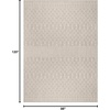 image:imageNourison Home Positano Jute 5 x 7 Area Rug  Easy Clean Non Shedding Bed Room Living Room Dining Room Kitchen 5 x 7Light Grey