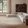 image:imageNourison Home Positano Jute 5 x 7 Area Rug  Easy Clean Non Shedding Bed Room Living Room Dining Room Kitchen 5 x 7Light Grey