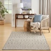 image:imageNourison Home Positano Jute 5 x 7 Area Rug  Easy Clean Non Shedding Bed Room Living Room Dining Room Kitchen 5 x 7Light Grey