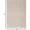 image:imageNourison Home Positano Jute 5 x 7 Area Rug  Easy Clean Non Shedding Bed Room Living Room Dining Room Kitchen 5 x 7Light Grey