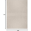 image:imageNourison Home Positano Jute 5 x 7 Area Rug  Easy Clean Non Shedding Bed Room Living Room Dining Room Kitchen 5 x 7Light Grey