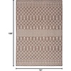 image:imageNourison Home Positano Jute 5 x 7 Area Rug  Easy Clean Non Shedding Bed Room Living Room Dining Room Kitchen 5 x 7Natural
