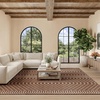image:imageNourison Home Positano Jute 5 x 7 Area Rug  Easy Clean Non Shedding Bed Room Living Room Dining Room Kitchen 5 x 7Natural