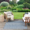 image:imageNourison Home Positano Jute 5 x 7 Area Rug  Easy Clean Non Shedding Bed Room Living Room Dining Room Kitchen 5 x 7Navy Blue
