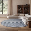 image:imageNourison Home Positano Jute 5 x 7 Area Rug  Easy Clean Non Shedding Bed Room Living Room Dining Room Kitchen 5 x 7Navy Blue