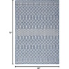 image:imageNourison Home Positano Jute 5 x 7 Area Rug  Easy Clean Non Shedding Bed Room Living Room Dining Room Kitchen 5 x 7Navy Blue