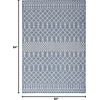 image:imageNourison Home Positano Jute 5 x 7 Area Rug  Easy Clean Non Shedding Bed Room Living Room Dining Room Kitchen 5 x 7Navy Blue
