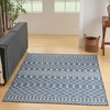 image:imageNourison Home Positano Jute 5 x 7 Area Rug  Easy Clean Non Shedding Bed Room Living Room Dining Room Kitchen 5 x 7Navy Blue