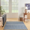 image:imageNourison Home Positano Jute 5 x 7 Area Rug  Easy Clean Non Shedding Bed Room Living Room Dining Room Kitchen 5 x 7Navy Blue
