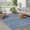 image:imageNourison Home Positano Jute 5 x 7 Area Rug  Easy Clean Non Shedding Bed Room Living Room Dining Room Kitchen 5 x 7Navy Blue