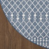 image:imageNourison Home Positano Jute 5 x 7 Area Rug  Easy Clean Non Shedding Bed Room Living Room Dining Room Kitchen 5 x 7Navy Blue