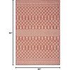 image:imageNourison Home Positano Jute 5 x 7 Area Rug  Easy Clean Non Shedding Bed Room Living Room Dining Room Kitchen 5 x 7Terracotta