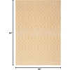image:imageNourison Home Positano Jute 5 x 7 Area Rug  Easy Clean Non Shedding Bed Room Living Room Dining Room Kitchen 5 x 7Yellow