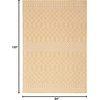 image:imageNourison Home Positano Jute 5 x 7 Area Rug  Easy Clean Non Shedding Bed Room Living Room Dining Room Kitchen 5 x 7Yellow