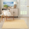 image:imageNourison Home Positano Jute 5 x 7 Area Rug  Easy Clean Non Shedding Bed Room Living Room Dining Room Kitchen 5 x 7Yellow