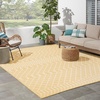 image:imageNourison Home Positano Jute 5 x 7 Area Rug  Easy Clean Non Shedding Bed Room Living Room Dining Room Kitchen 5 x 7Yellow