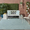 image:imageNourison Home Positano Light Grey 3 x 5 Area Rug  Easy Clean Non Shedding Bed Room Living Room Dining Room Kitchen 3 x 5Aqua