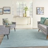 image:imageNourison Home Positano Light Grey 3 x 5 Area Rug  Easy Clean Non Shedding Bed Room Living Room Dining Room Kitchen 3 x 5Aqua
